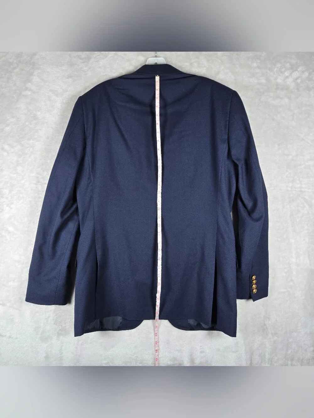 J Crew Blazer Mens 40R Navy Thompson University Stretch Sport Coat Gold Buttons